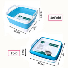 Load image into Gallery viewer, FOSJGO Collapsible Dish Basin with Drain Plug