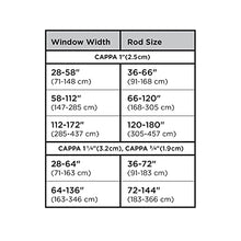 Load image into Gallery viewer, Umbra Cappa Curtain Rod, Includes 2 Matching Finials, Brackets & Hardware, 36 to 66-Inches, Brass