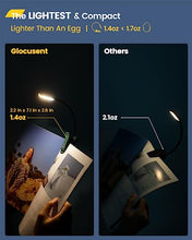 Load image into Gallery viewer, Glocusent Willow Rechargeable Clip On Book Light, 3 Colors & 3 Brightness