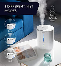 Load image into Gallery viewer, Top Fill Humidifier with Essential Oil Diffuser 4L