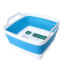 Load image into Gallery viewer, FOSJGO Collapsible Dish Basin with Drain Plug