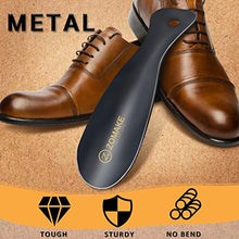 Load image into Gallery viewer, ZOMAKE Metal Shoe Horn for Men Women,Travel ShoeHorn 7.5 Inches