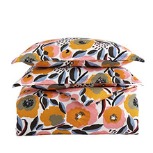 Load image into Gallery viewer, Marimekko - Queen Duvet Cover Set, Cotton Percale Bedding with Matching Shams & Button Closure, All Season Home Decor (Rosarium Pink, Queen)