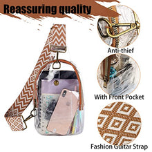 Load image into Gallery viewer, Concert & Stadium Approved Clear Crossbody Sling Bag