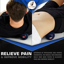 Load image into Gallery viewer, Muscle Max Massage Ball - Therapy Ball for Trigger Point Massage - Deep Tissue Massager for Myofascial Release - Mobility Ball for Exercise & Recovery