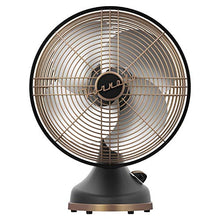 Load image into Gallery viewer, Vornado Silver Swan Alchemy Oscillating Vintage Fan, Gunmetal, Medium