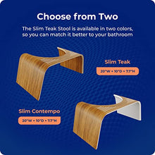 Load image into Gallery viewer, Squatty Potty The Original Bathroom Toilet Stool - Slim Teak Finish
