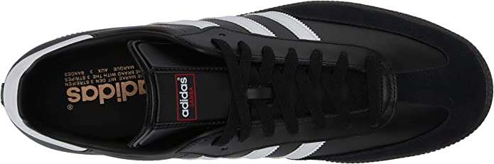 adidas Samba Soccer Shoe, Black/White/Black