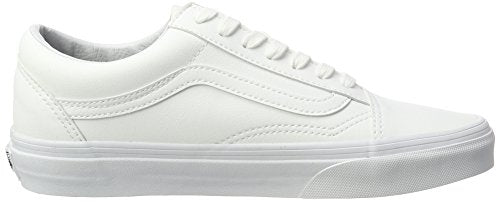 Vans Old Skool, Unisex Adults’ Trainers, White ((Classic Tumble) True White), 4 UK (36.5 EU)