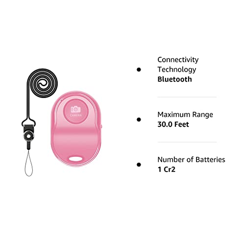 Bluetooth Selfie Remote Shutter for iPhone & Android Camera