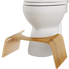 Load image into Gallery viewer, Squatty Potty The Original Bathroom Toilet Stool - Slim Teak Finish
