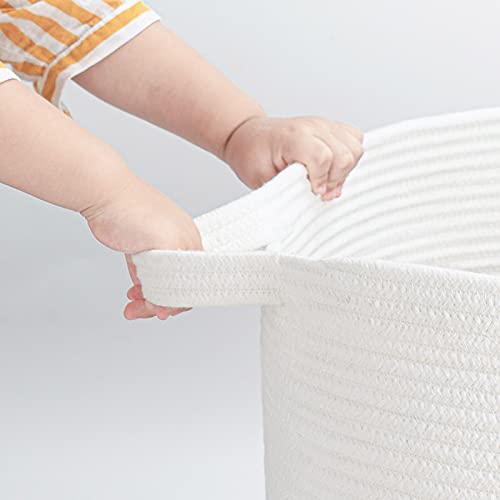 INDRESSME XXXLarge Cotton Rope Basket