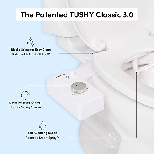 TUSHY Classic 3.0 Bidet Toilet Seat Attachment