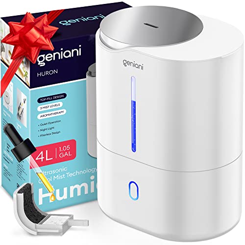 Top Fill Humidifier with Essential Oil Diffuser 4L