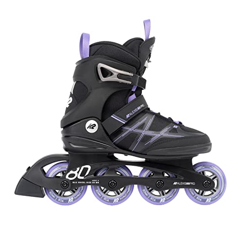 K2 Skate Alexis 80 Pro in Black Lavendar