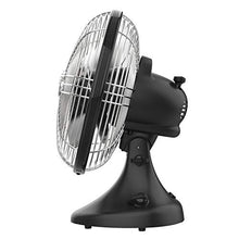 Load image into Gallery viewer, Vornado Silver Swan S Small Room Oscillating Fan, Matte Black
