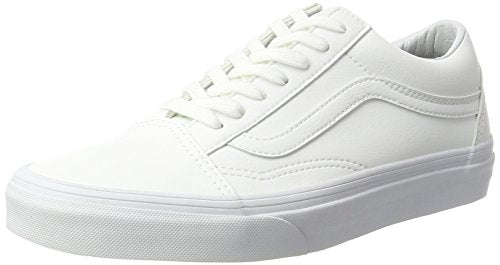 Vans Old Skool, Unisex Adults’ Trainers, White ((Classic Tumble) True White), 4 UK (36.5 EU)