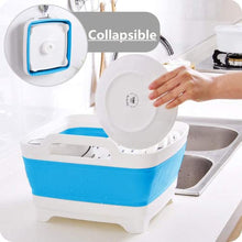 Load image into Gallery viewer, FOSJGO Collapsible Dish Basin with Drain Plug
