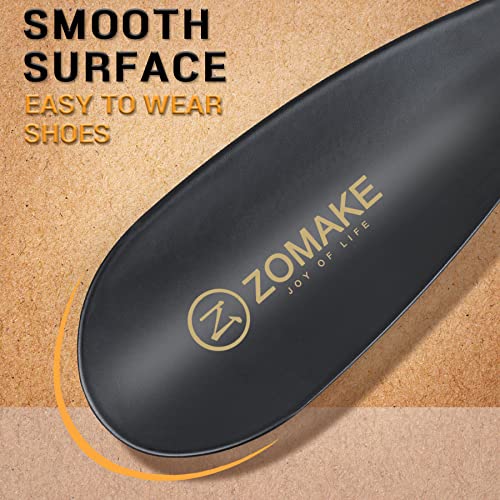 ZOMAKE Metal Shoe Horn for Men Women,Travel ShoeHorn 7.5 Inches